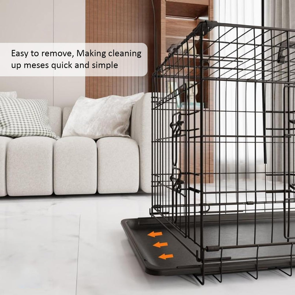 Dog Crate Tray Replacement,30-Inch Reinforced Chew-Resistant Pan,Universal Leak-Proof Tray for Dog Crates & Multi-Purpose Use, Fits Most Standard 30" Wire Crates