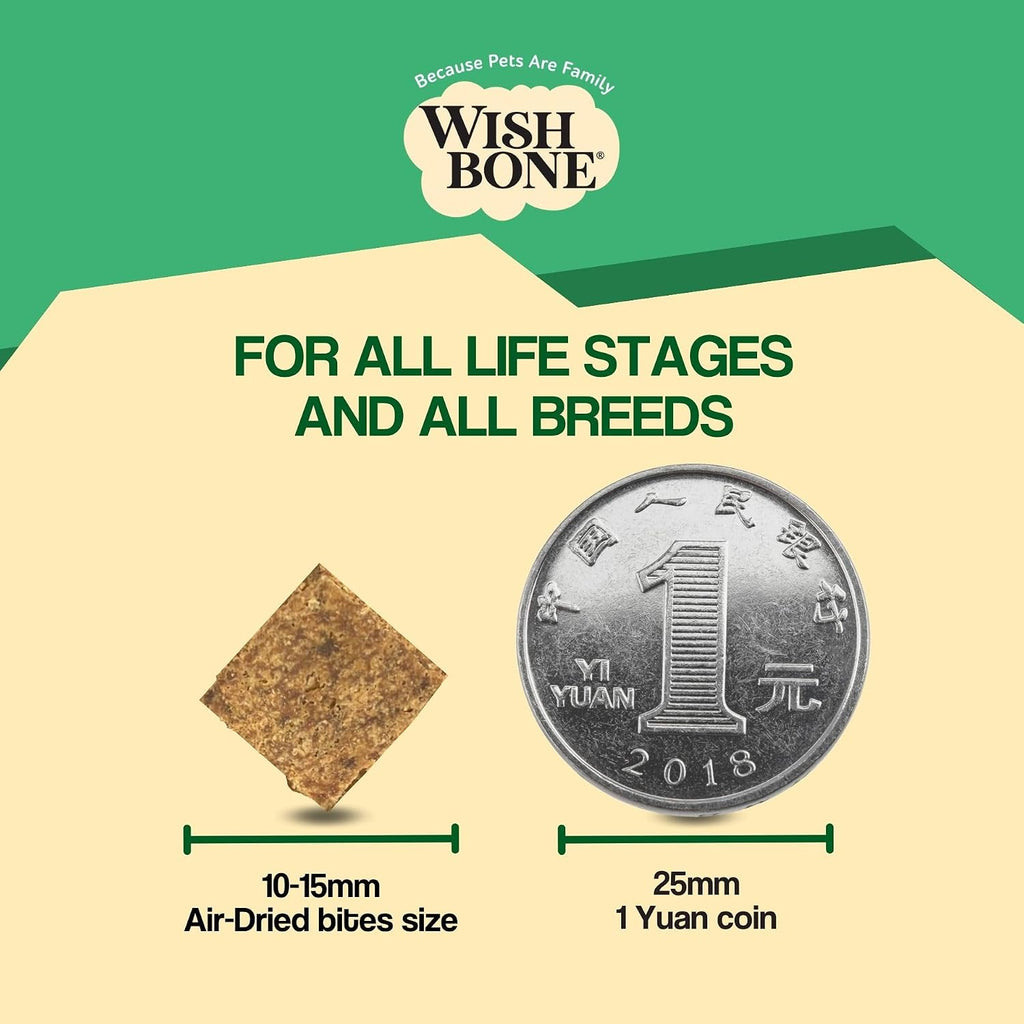 Wishbone Air-Dried Ocean Fish & Lamb Dog Food - Rich in Protein, Grain Free, Fish and Lamb Recipe, Skin and Coat Support for Pet Health - Made in New Zealand - 1lb