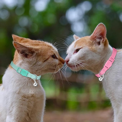 16 PCS Breakaway Cat Collars,Kitten Collar with Bell Cat Collars for Boy Girl Cats Breakaway Collar for Cats 6-9 Inch