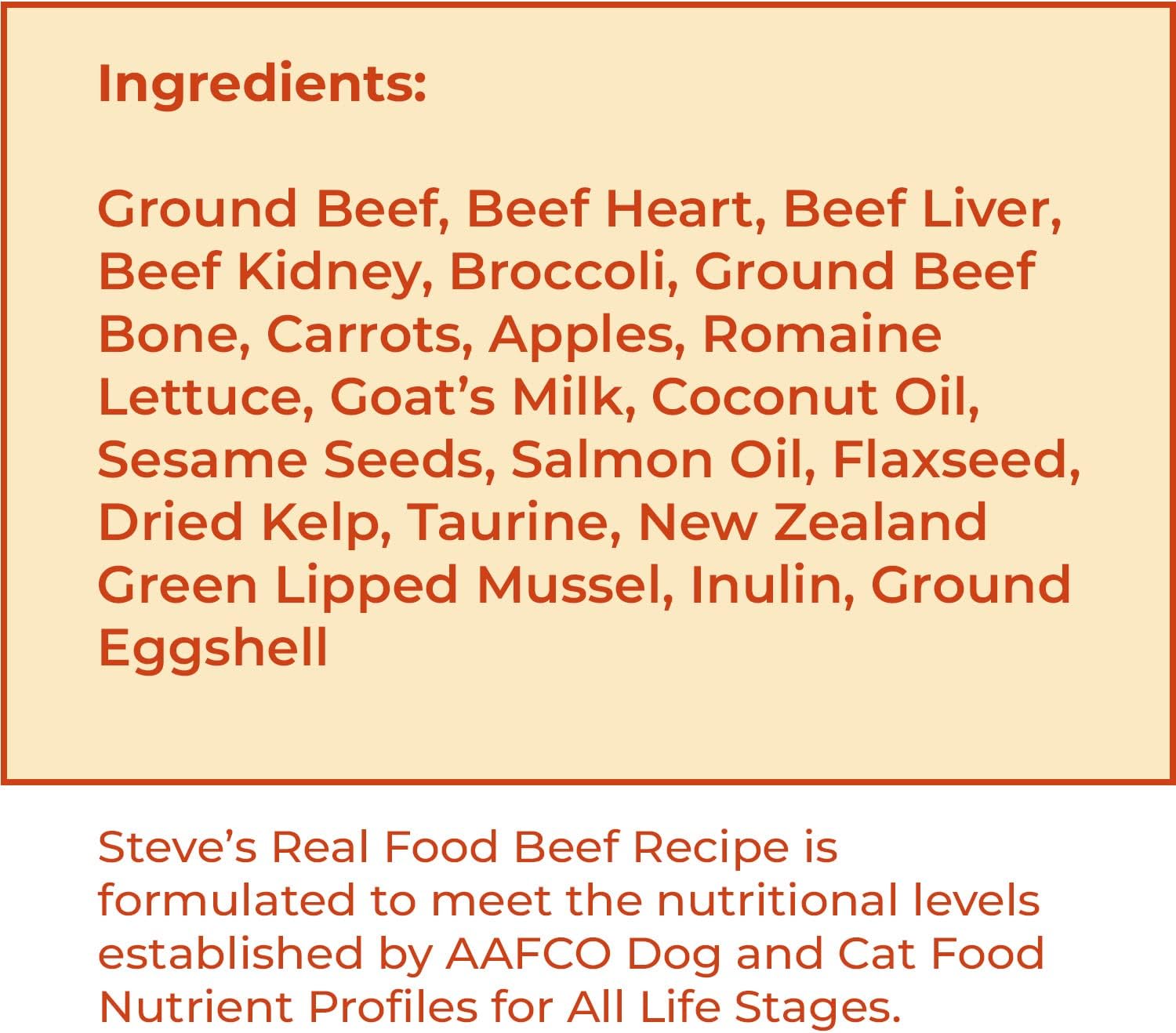 Steve’s Real Food Freeze-Dried Raw Food Diet for Dogs and Cats, 2-Pack, Beef Recipe, 1.25 lbs in each bag, Made in the USA, Pour and Serve Nuggets, Grass Fed & Free Range