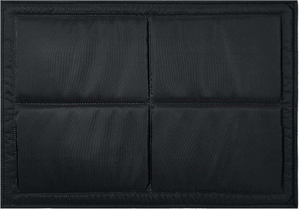 Chew Proof Indestructible Dog Bed, Durable Dog Crate Pad, X-Large (28"x47") | For Aggressive Chewers, Chew Resistant Fabric, Soft 1” 30D Foam Support, Tough Kennel Pad Black