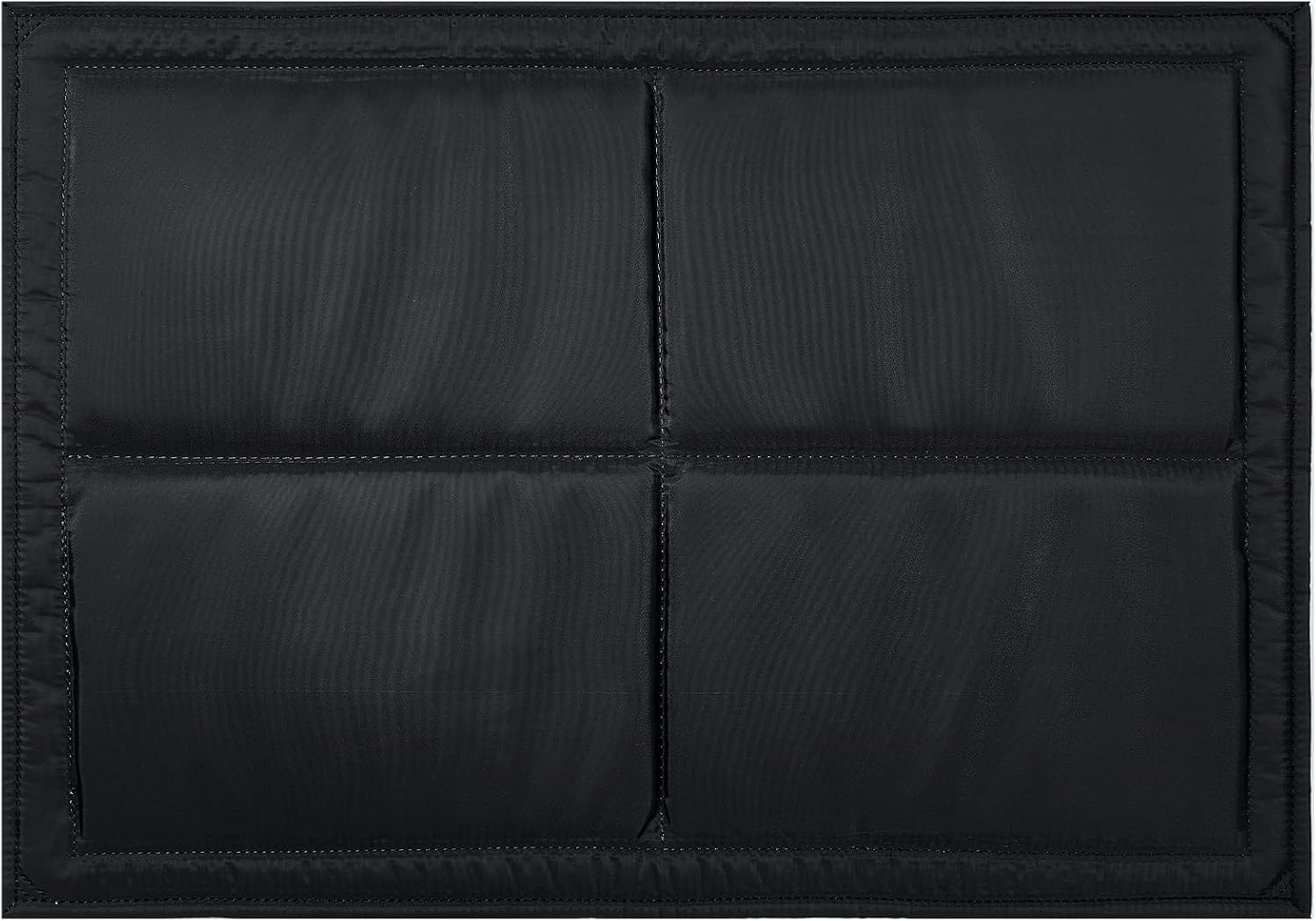 Chew Proof Indestructible Dog Bed, Durable Dog Crate Pad, X-Large (28"x47") | For Aggressive Chewers, Chew Resistant Fabric, Soft 1” 30D Foam Support, Tough Kennel Pad Black