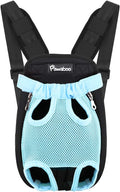Pawaboo Adjustable Dog Carrier Purses, Pet Front Cat Travel Bag Dog Carrier Purses for Traveling Hiking Camping, Legs Out, Easy-Fit for Small Medium Dogs, XL, Blue