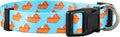 Native Pup Thanksgiving Dog Collar- Fall Collars for Dogs- Autumn Leaf, Turkey, Pumpkin Pie, Holiday Leaves- Girl Boy Puppy- Adjustable for Small, Medium, Large Breeds (Pumpkin Pie, Large)