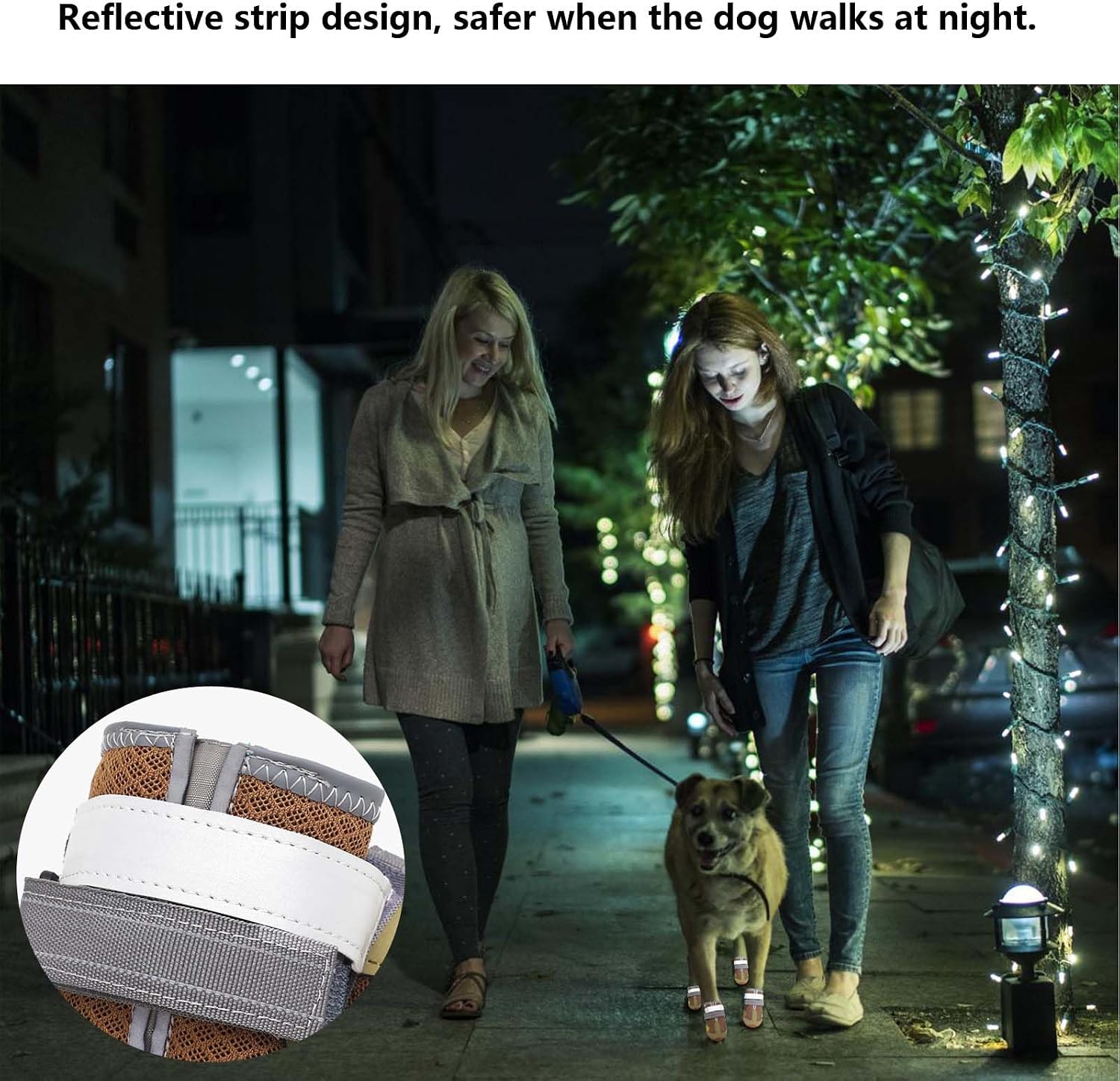 Dog Boots for Large Dogs, Medium Dogs and paw Guards for Snowy Winters, hot Summer Roads, Waterproof Rainy Days, Outdoor Walking, and Non-Slip Indoor Hard Surfaces 4 Pieces