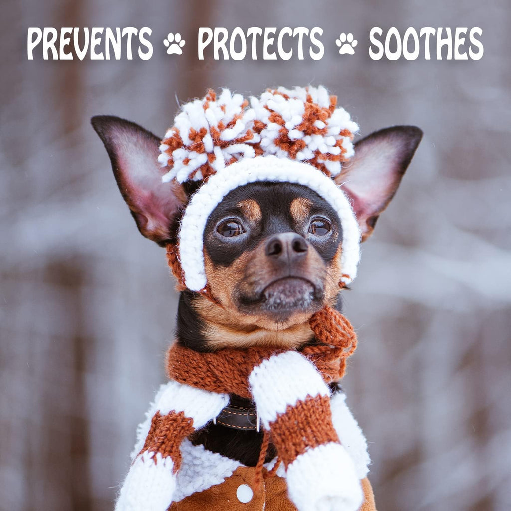 Musher's Secret Dog Paw Balm, Hot Pavement, Ice & Salt Protection, 454g | All-Natural Paw Balm, Lick-Safe & Non-Toxic Dog Paw Moisturizer for Dry, Cracked Paws, Dog Paw Wax with Vitamin E