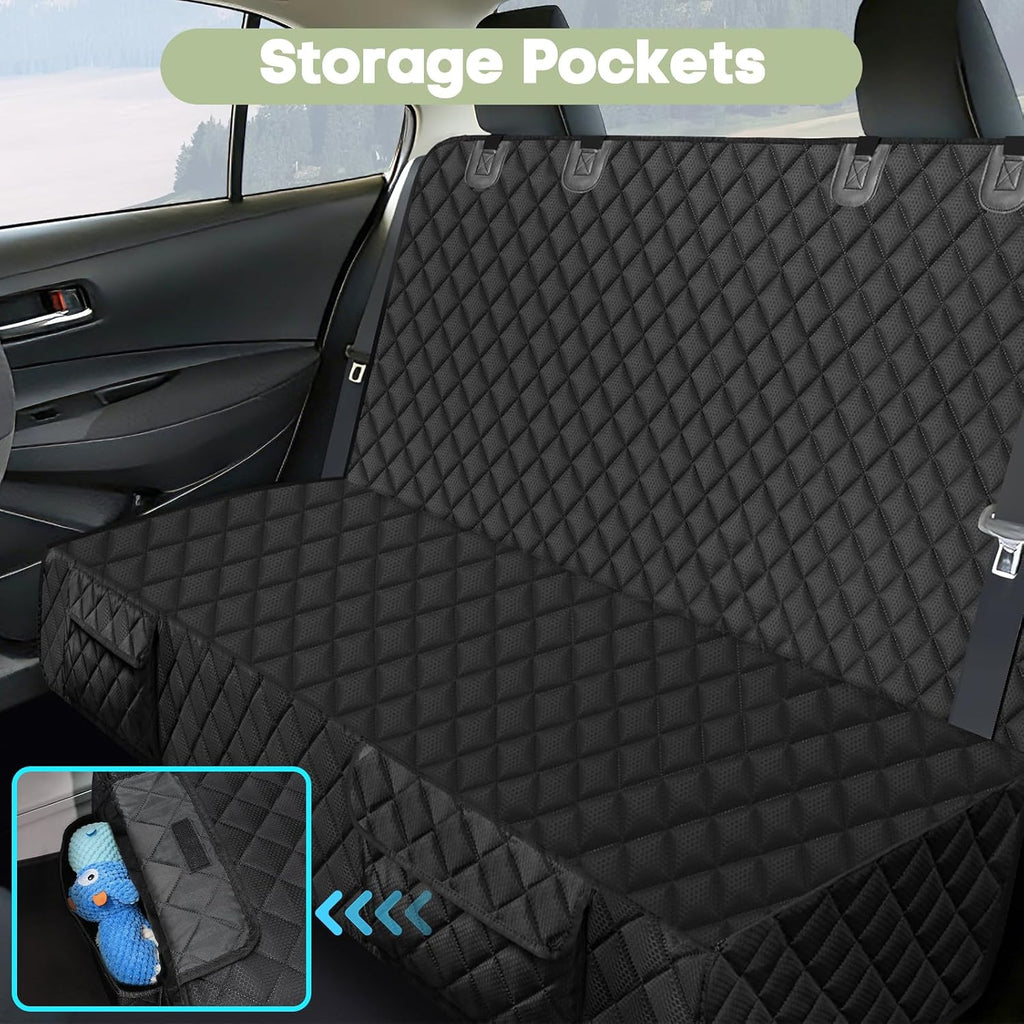 Dog Car Seat Cover for Trucks Ford F150/Chevrolet Silverado 1500 | Ram 1500/GMC Sierra 1500, Waterproof Nonslip Heavy Duty Back Seat Cover for Dogs