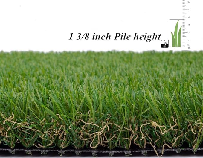 ALTRUISTIC Artificial Grass 6FTX40FT(240 Square Feet), Realistic Fake Grass Deluxe Turf Synthetic Thick Lawn Pet Turf, 1 3/8” Height, Outdoor Decor, Customized