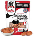 Winni Treats Freeze Dried Chicken Hearts for Dogs - Single Ingredient, Preservative-Free, Premium Chicken Hearts, High in Protein for Strong Muscles, Low in Fat, Healthy Dog Treats (3.75 Ounces)