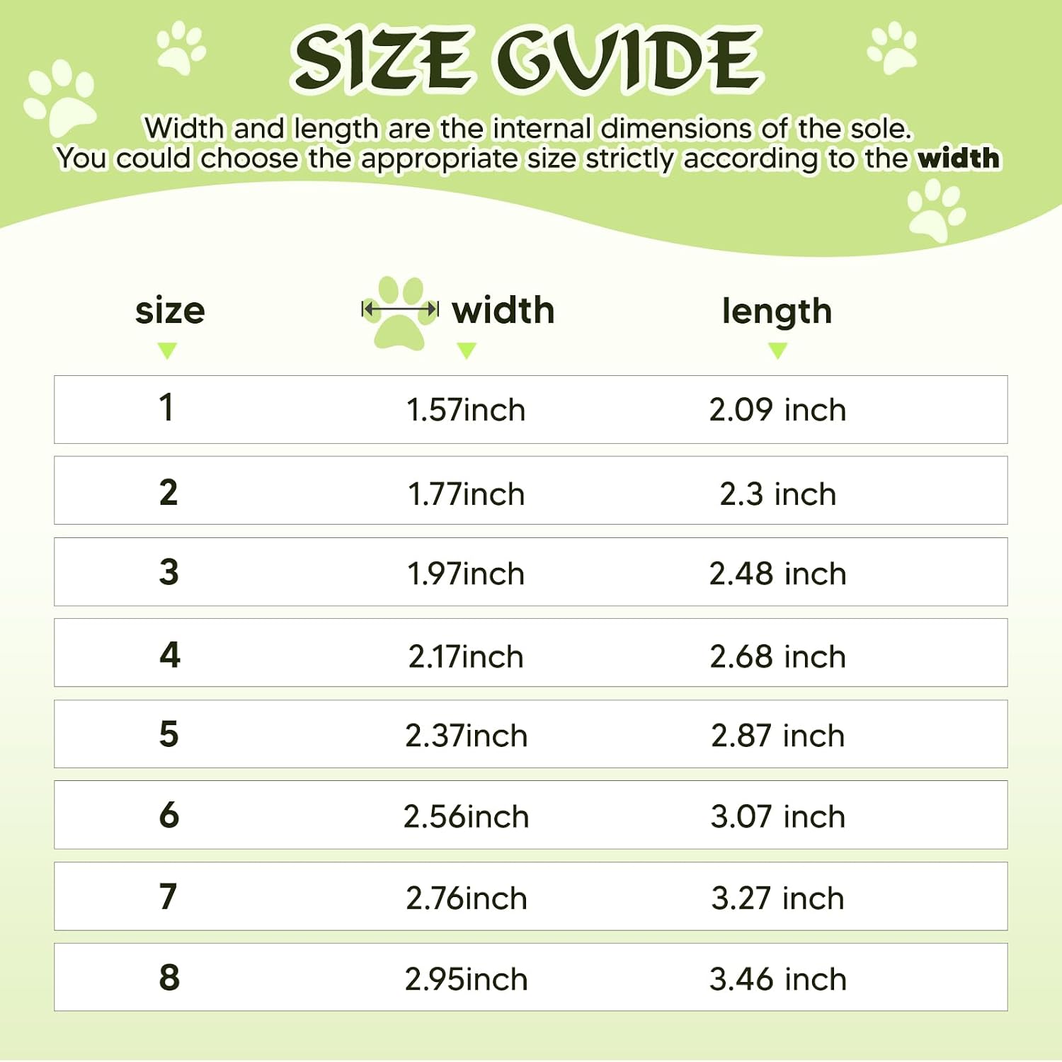 Dog Shoes for Large Dogs, 360°Anti Slip Medium Dog Boots & Paw Protectors Winter Snowy, Waterproof 4Pcs Dog Booties with Reflective Strips (Size 5: 2.37''x2.87''(W*L), Green)