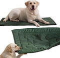 Chew Proof Indestructible Dog Crate Pad,Large (28"x41"),Green | Durable,for Aggressive Chewers,Tough,chew resistant, non chewable,Machine Washable & Waterproof,Indoor Outdoor