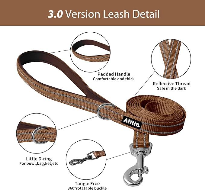 AIITLE Escape Proof Dog Harness - Step in Adjustable Dog Harness No Choke Over with Breathable Mesh and Quick-Release Buckle for All Weather- Outdoor Walking, Training for Medium Dogs Beige XL