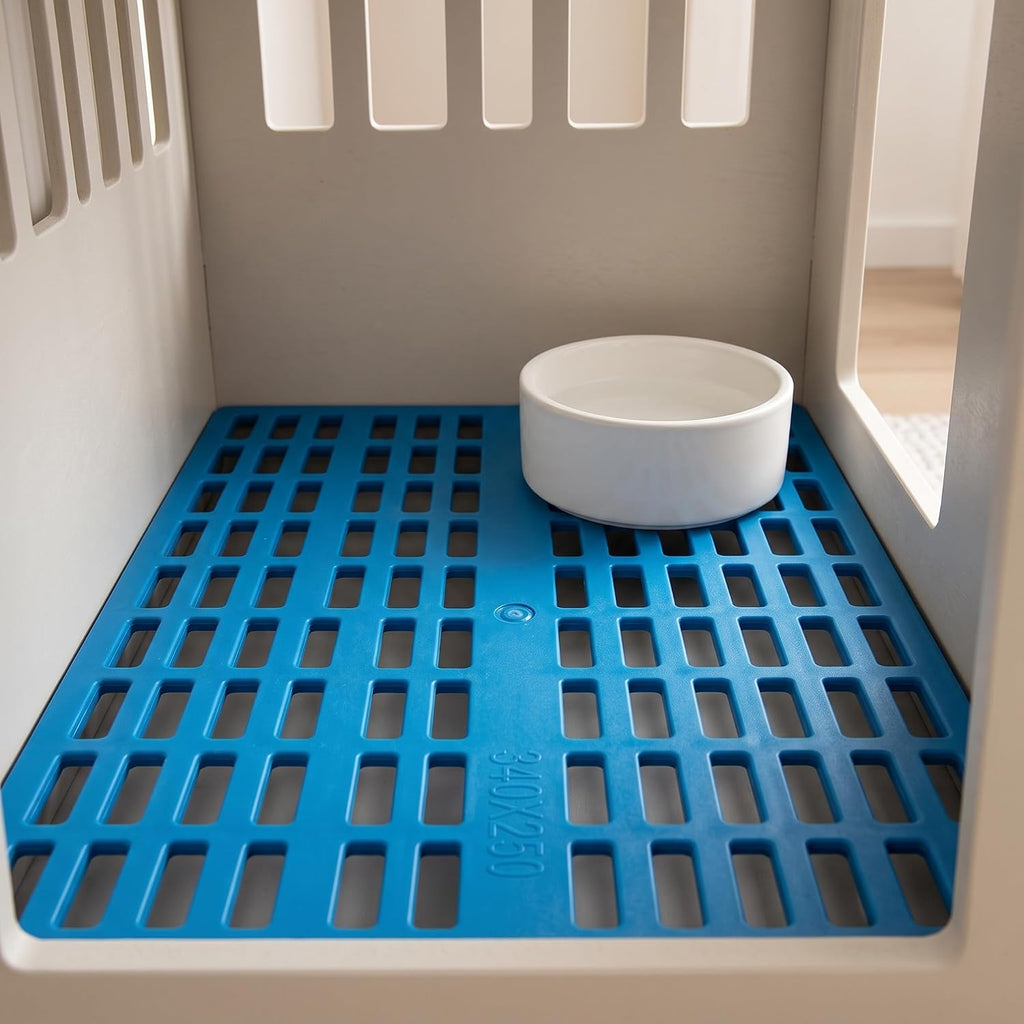Cage Floor Grid Cage Mat Hutch Crate with Surface and Easy Care for Daily Use Suitable for Dog crates hutches Small pet enclosures, Pink, 42 * 33 * 1cm A Model Small 2