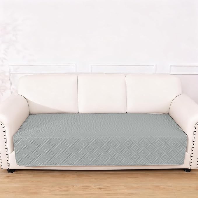 hyha Waterproof Dog Blanket, Soft Dog Bed Cover Pet Blankets, Waterproof Sofa Couch Cover for Dogs Washable, Reversible Pet Couch Covers for Sofa Furniture (40x80 Inch, Grey/Beige)