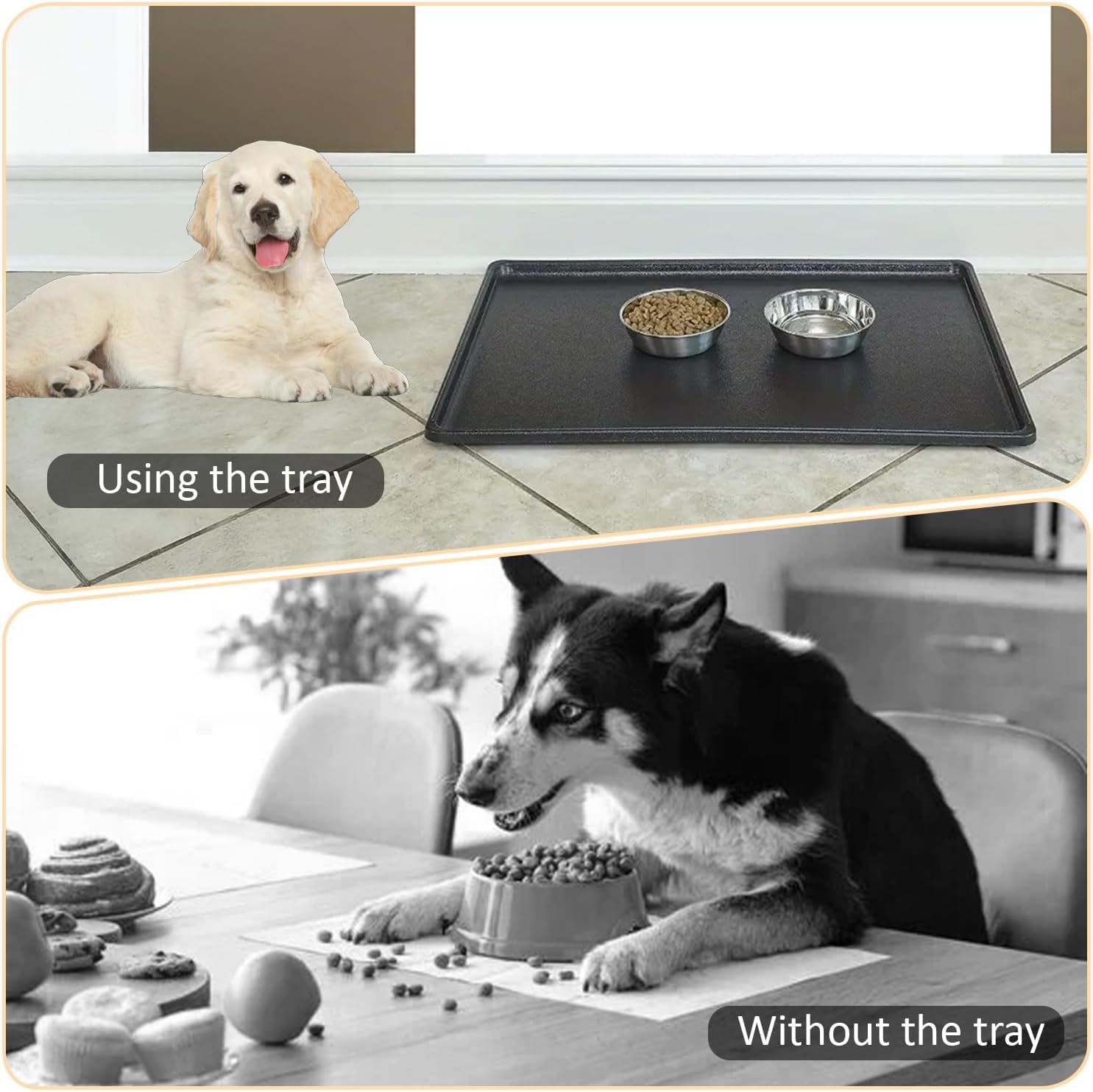 Dog Crate Tray Replacement,30-Inch Reinforced Chew-Resistant Pan,Universal Leak-Proof Tray for Dog Crates & Multi-Purpose Use, Fits Most Standard 30" Wire Crates