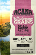 ACANA Dry Dog Food Small Breed Recipe Real Chicken Eggs, 11.5lb Bag | Made in the USA, Includes Probiotics, Omega-3 Fatty Acids, Free-Run Poultry, Small Breed Dogs, Global Quality Ingredients