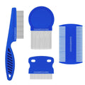 Flea Comb 4Pcs with High Strength Teeth Pet Tear Stain Remover Combs, Pet Dog Cat Grooming Comb Set Effective Float Hair Remover
