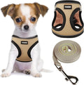 YIMEIS Dog Harness and Leash Set, No Pull Soft Mesh Pet Harness, Reflective Adjustable Puppy Vest for Small Medium Large Dogs, Cats (Flesh Pink, Small (Pack of 1)