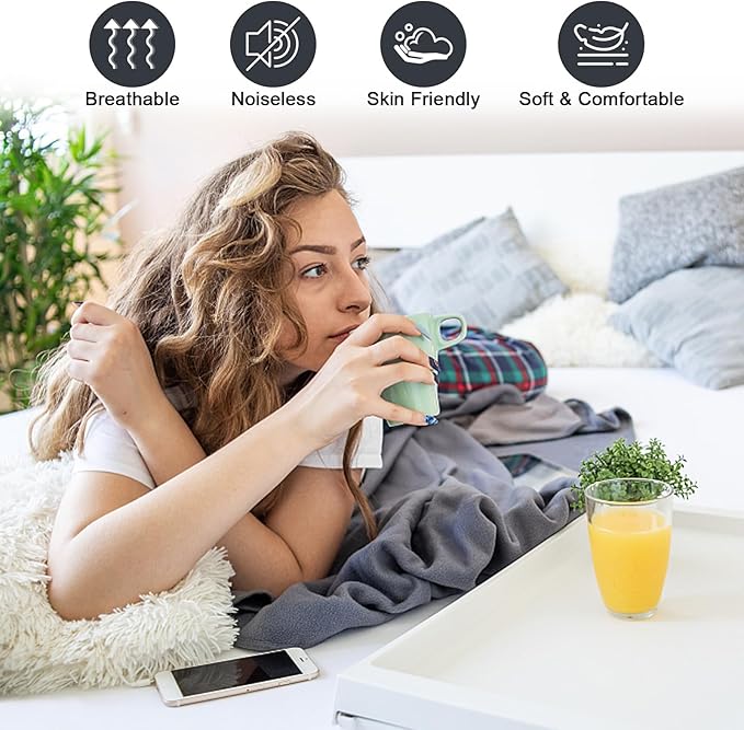 King Mattress Protector Waterproof, Fitted Sheet Style Breathable Mattress Cover with Deep Pocket Fits Up to 18'', Noiseless Bed Cover for Kids Adults Pets, Machine Washable (Green, 76'' X 80'')
