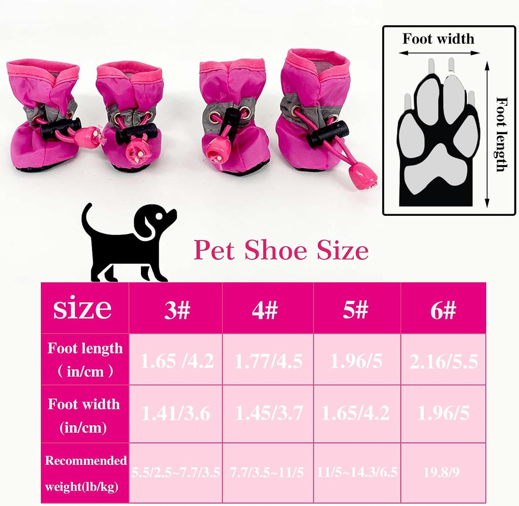 Dog Boots for Small Medium Large Dogs with Reflective Strap, Anti-Slip Dog Shoes for Hot Pavement, Dog Booties and Paw Protectors for Cat Pet Doggie Hiking Hardwood Indoor Outdoor (Black 5)