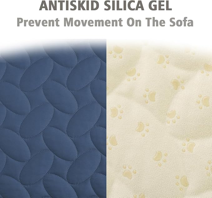 Ameritex Pet Bed Cover Dog Bed Blanket for Sofa and Furniture Waterproof New Pattern Design (30x70 Inch, Navyblue)