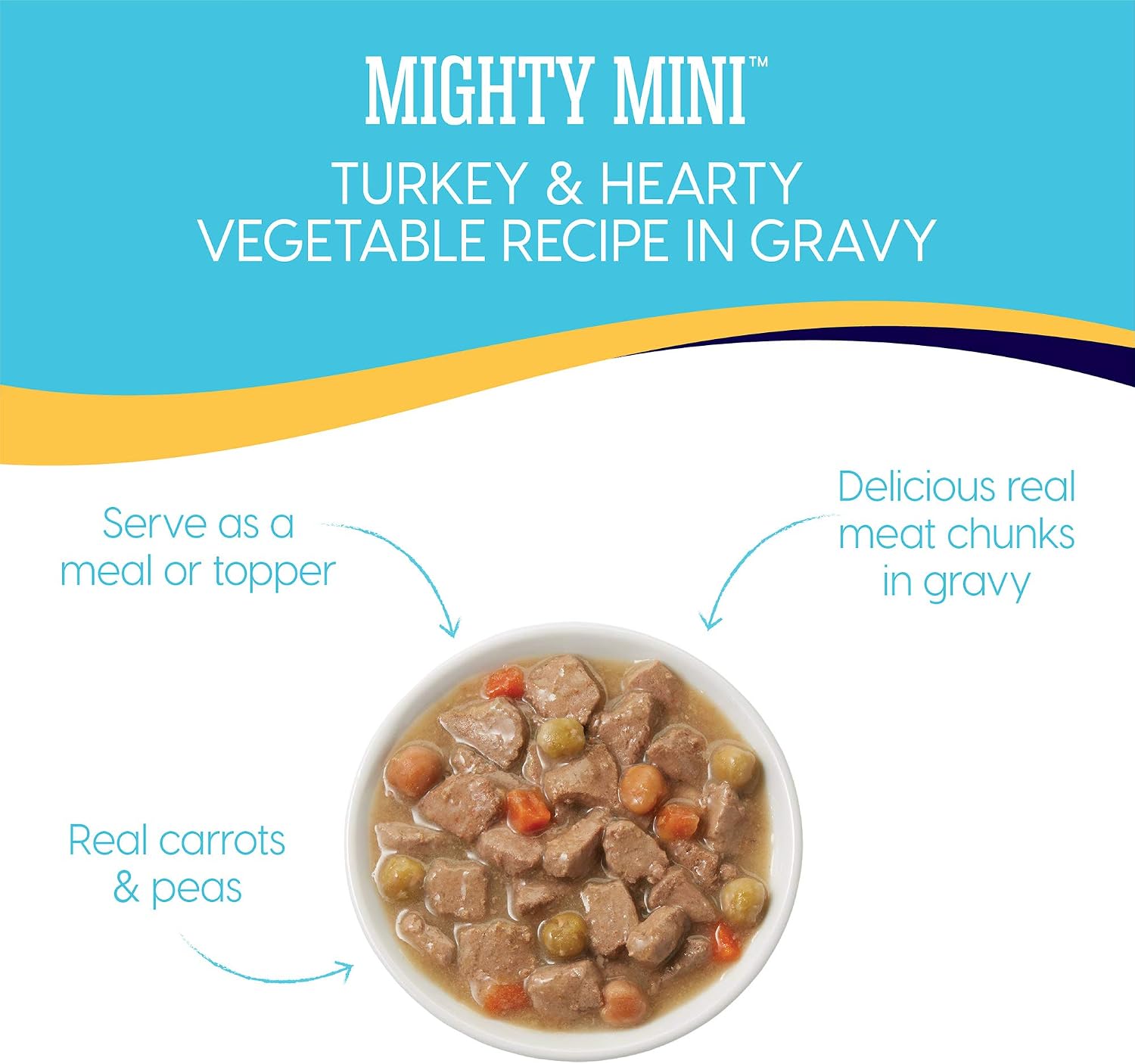 Solid Gold Mighty Mini Turkey Grain and Gluten Free Wet Dog Food, 3.5 oz.