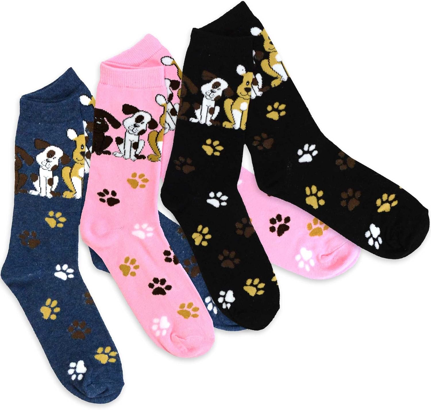 Teehee Funny Cat and Dog Lover Socks - Music Novelty Crew, Knee High, Lowcut, Ankle Multipair for Women and Men