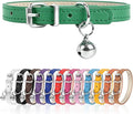 S Dog Collar for Small Dogs Adjustable Dog Collars Cat Collar for Small Medium Large Dogs 3/8 inch Width (Green, S)
