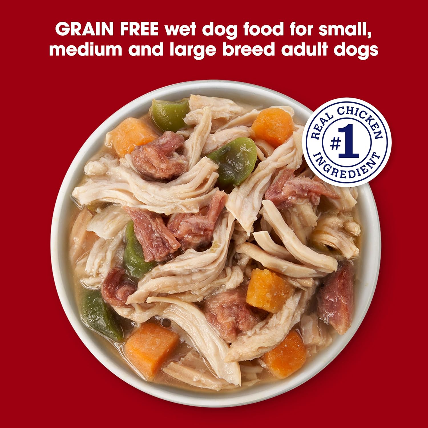Nature’s Recipe Grain Free Wet Dog Food, 2.75 oz (Pack of 12)