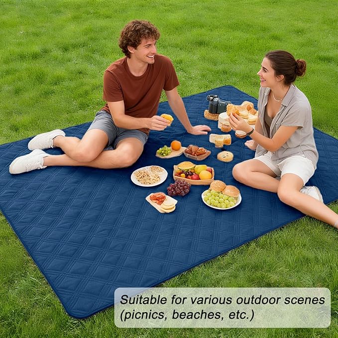 hyha Waterproof Dog Blanket, Reversible Pet Bed Blanket, Soft Sofa Couch Cover for Dogs Washable, Waterproof Pet Couch Covers for Sofa Puppy Cats Furniture Protector(82"x120", Navy Blue/Blue)