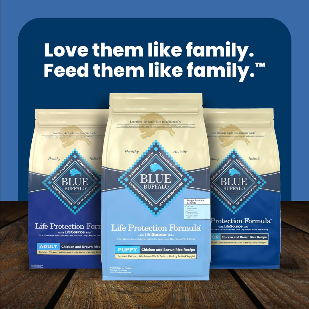 Blue Buffalo Life Protection Formula Chicken Puppy Dry Dog Food, 5 lb | With DHA for Brain Development, Real Chicken #1 Ingredient, Antioxidant-Rich LifeSource Bits, Promotes Healthy Muscle Growth