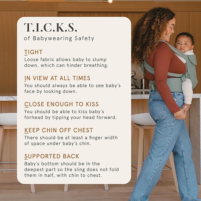 WildBird - Aerial Buckle Carrier - 2-24 Months - Large (L-4XL) Acadian - Front or Back Carry - Cross Straps, Lumbar Support, Headrest - Hip Healthy - Baby Carrier - Baby Essentials - New Mom Gifts