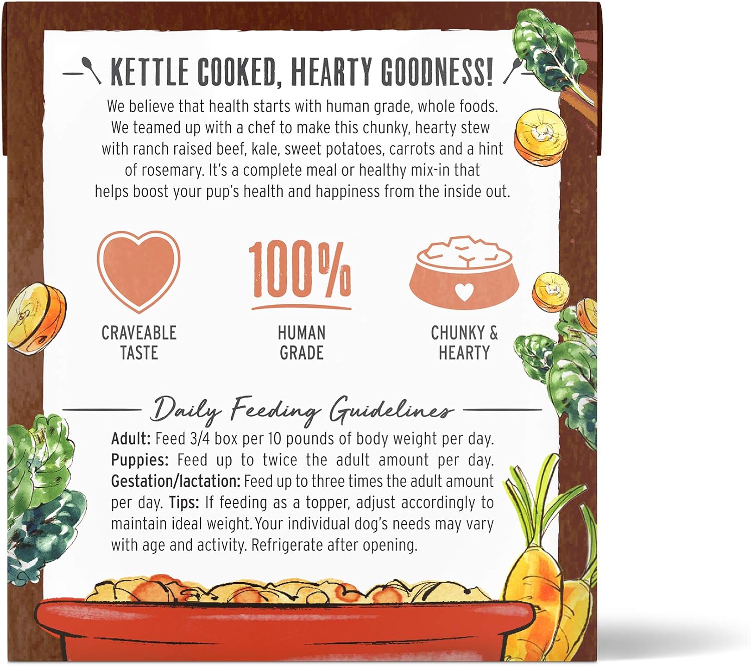 The Honest Kitchen Human Grade Wet Dog Food (Pack of 4)