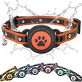 Airtag Cat Collar Breakaway, Reflective Cat Collar with AirTag Holder and Bell, Compatible with Apple Air Tag, Comfortable Padding, Adjustable, Durable (Orange, XS)