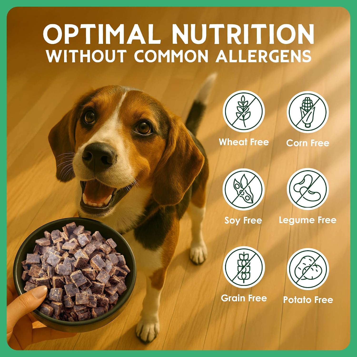 Farmland Traditions The Good List Air-Dried Dog Food with Beef & Bone Broth (2.2 lb) & Lamb, Venison & Bone Broth (2.2 lb) Bundle, High-Protein & Grain-Free