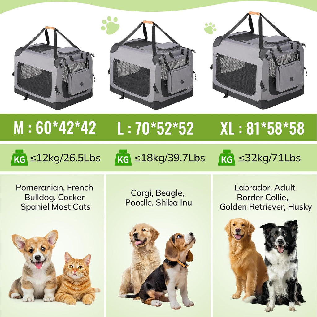 Morpilot Portable Collapsible Dog Crate