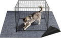74 * 60 * 0.3inch Dog Crate Floor Protection Mat Kennel Mat to Protect Floors Non-Slip Absorbs Urine Water Resistant Pad Under Pet Cage Mat for Floor Protecting Kennel Training