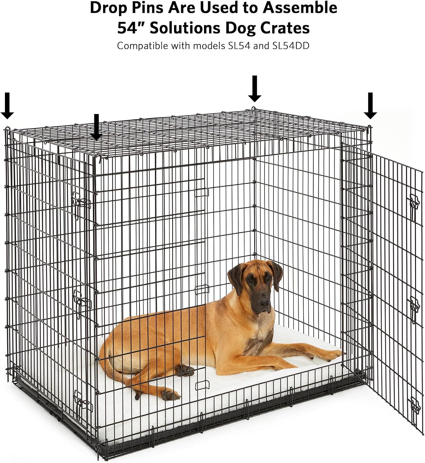 MidWest Homes for Pets Replacement Solutions Series Drop Pin, SL54 SL54DD, E-Coated Black, SL54-PIN