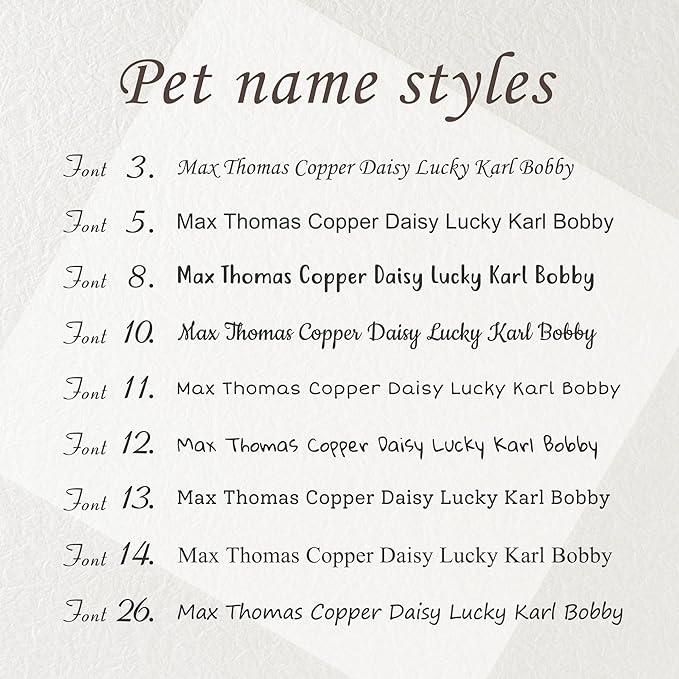 Anavia Slide On Silent Pet ID Tags, S/M/L/XL Personalized Black Stainless Steel Colored Silicone Cat Dog Name Tag, Customized Engraved Nameplate, Quiet Chew-Proof Pet Collar Tag (Red, Small)