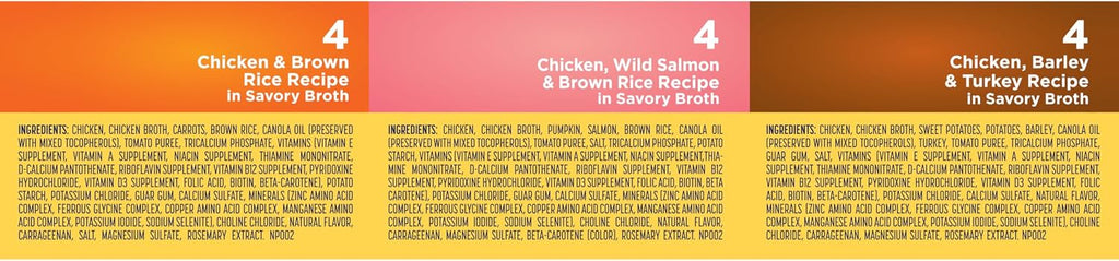 Nature's Recipe Wet Dog Food Variety Pack, 2.75 oz Cup, 12 Count (2 Pack)