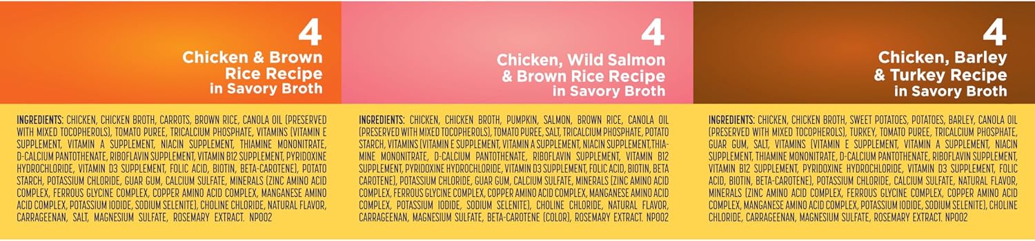 Nature's Recipe Wet Dog Food Variety Pack, 2.75 oz Cup, 12 Count (2 Pack)