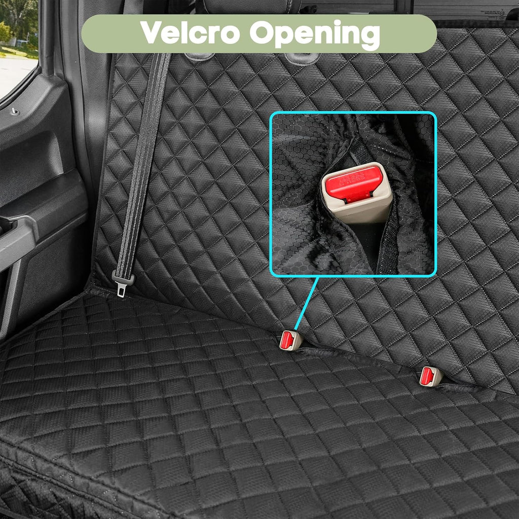 Dog Car Seat Cover for Trucks Ford F150/Chevrolet Silverado 1500 | Ram 1500/GMC Sierra 1500, Waterproof Nonslip Heavy Duty Back Seat Cover for Dogs