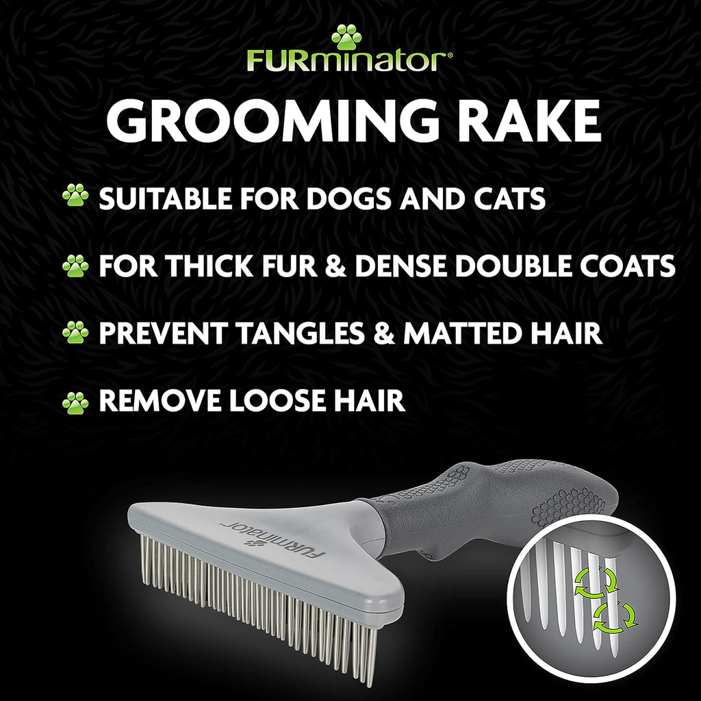 FURminator Grooming Rake for Cats and Dogs | Premium food rich in algae | Suitable for herbivorous fish | Promotes digestion and vitality