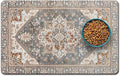 Dog Food Mats for Floors, Absorbent and Quick-Drying Pet Cat Food Mat,Anti-Fouling and Easy-to-Clean Pet Feeding Mat,Dog Bowl Mat for Messy Drinking Water Bowls.12 x20, Bohemia Style