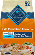 Blue Buffalo Life Protection Formula Chicken Large Adult Dog Food, 34 lb | Real Chicken #1 Ingredient, Antioxidant-Rich LifeSource Bits, Glucosamine Supports Joint Health & Mobility in Large Breeds
