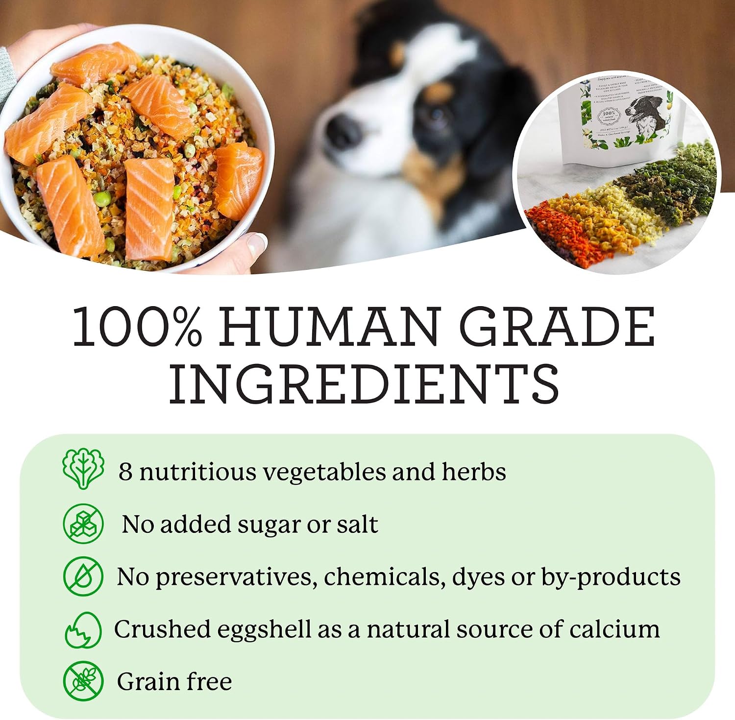 Dr. Harvey's Veg-to-Bowl Dog Food, Human Grade Dehydrated Base Mix for Dogs, Grain Free Holistic Mix (3 Pound) | Dehydrated - Holistic Mix