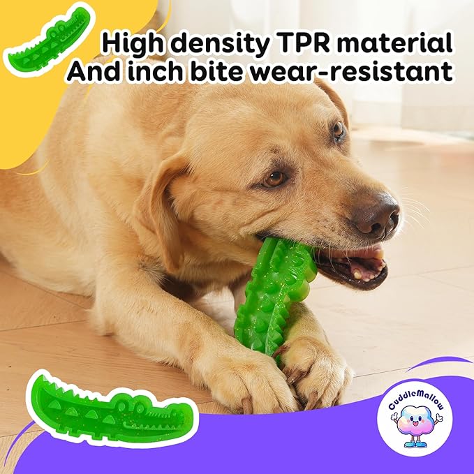 A refillable chew Toy for Small, Medium, and Large Dogs. A Three-in-one Indestructible chew Toy for Frozen Yogurt, Teething, and nibbling. Updated with a grooved Design.(Large)