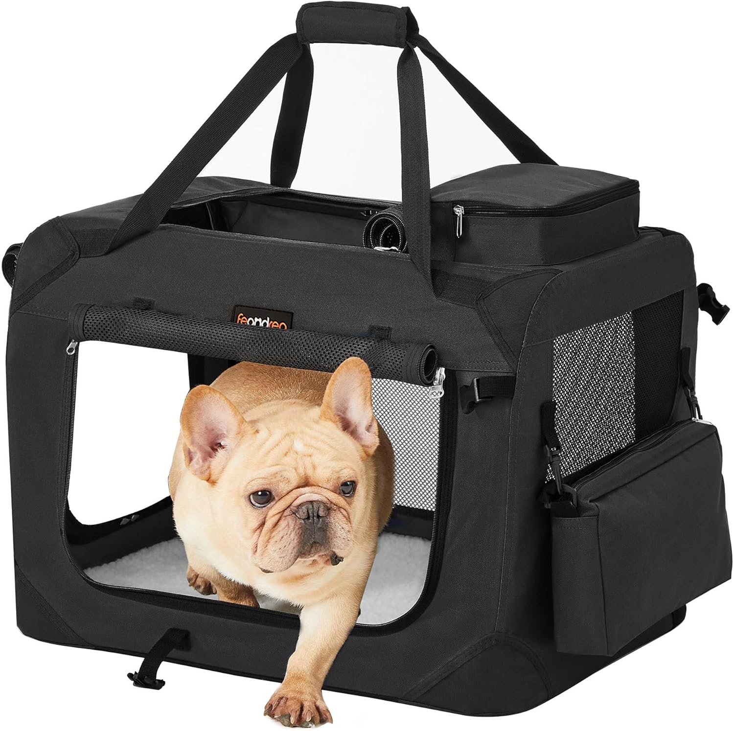 Feandrea Schwarz Pet Carrier M