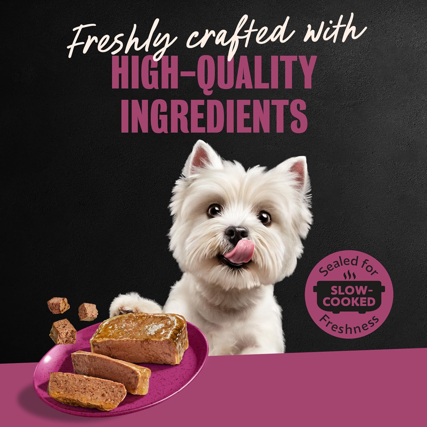 Cesar Wet Dog Food, Steak Lovers Variety Pack, 3.5 oz, 36 Count | Real meat #1 ingredient, easy peel trays, 100% complete & balanced, no fillers, no added sugar, no artificial flavors