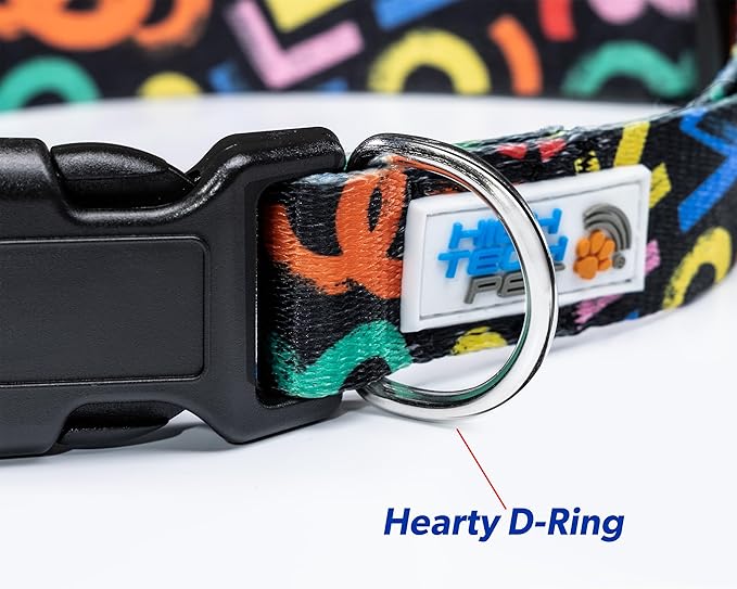 MS-5 Automatic Pet Door Collar, Genuine High Tech Pet Brand Dog Collar for Power Pet Doors - Deluxe Strap (Mac, Medium) - DC-MAC-MS5-M